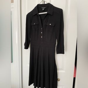 White House black market black shirt dress